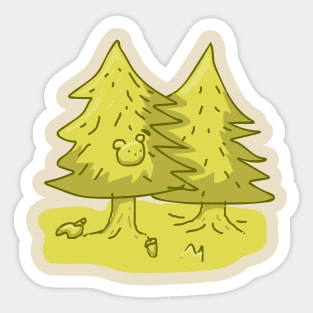 Butter Trees Sticker